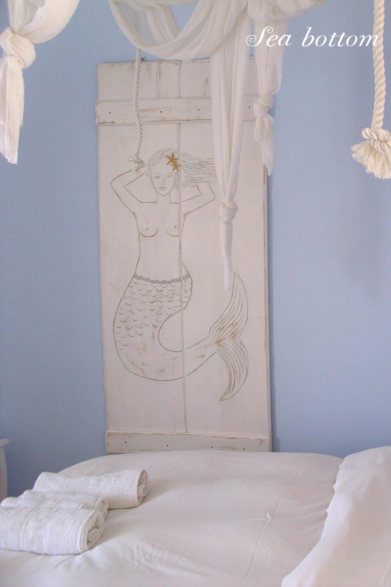 Amfitriti studios at Serifos - The room sea bottom